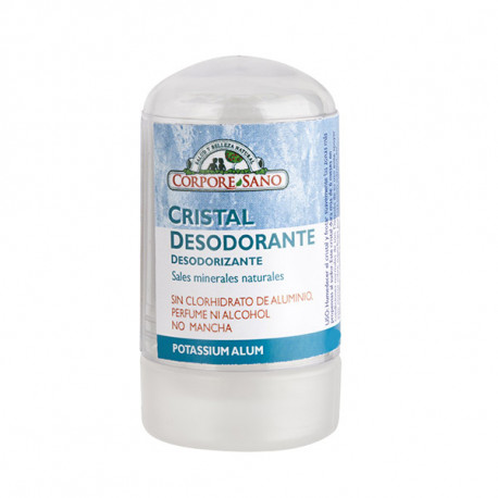 línea corporal MINI DESODORANTE CRISTALIZADO 60GR