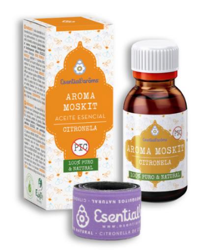 línea corporal PACK AROMA MOSKIT 15ML +BRAZALETE