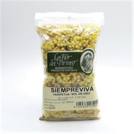 plantas en bolsa SIEMPREVIVA-PERPETUA SOL DE ORO/ HELICHRYSUM 25grs