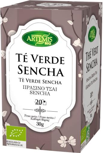 jaleas y energeticos TE VERDE SENCHA BIO 20 FILTROS