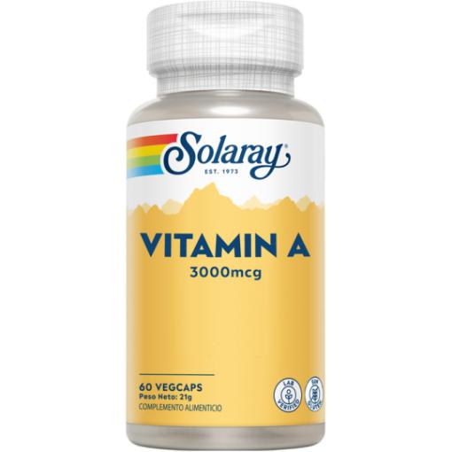 jaleas y energeticos VITAMINA A 3000MCG 60 CAP VEG