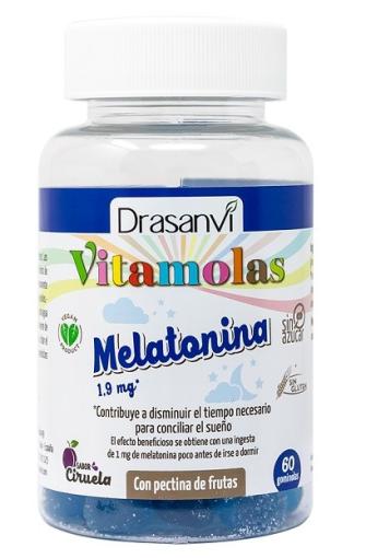 sistema nervioso VITAMOLAS MELATONINA SABOR CIRUELA 60 GOMINOLAS