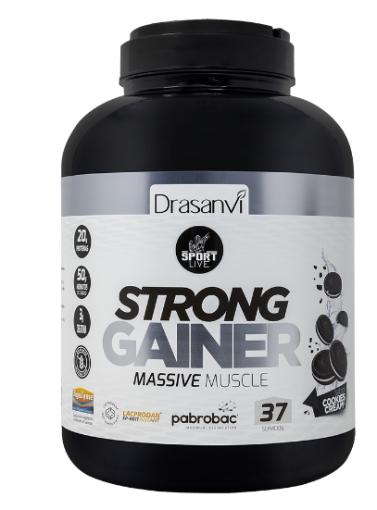 jaleas y energeticos WEIGHT GAINER COOKIE AND CREAM 3KG SPORT LIVE DRASANVI