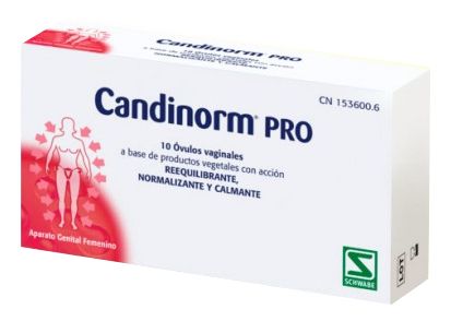 jaleas y energeticos CANDINORM PRO 10 OVULOS