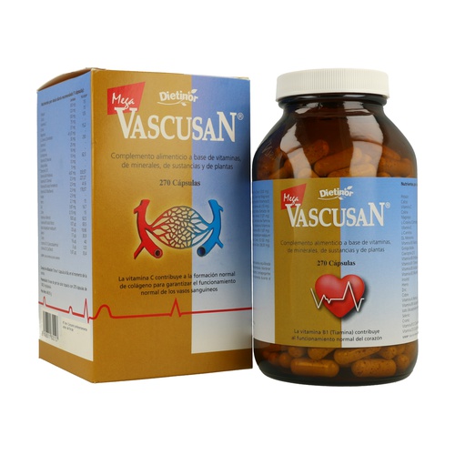 jaleas y energeticos MEGA VASCUSAN, 270 cap, 230 g