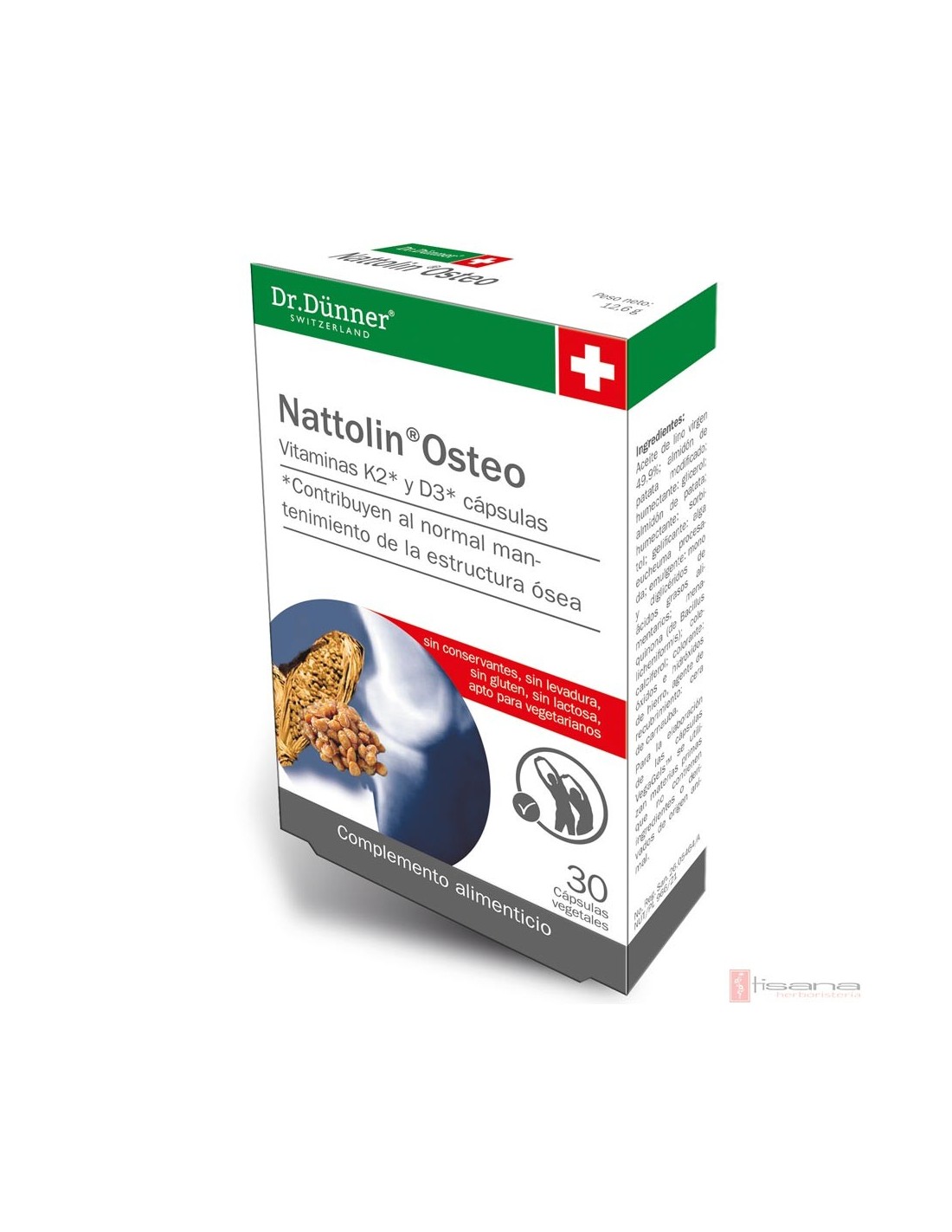 jaleas y energeticos NATTOLIN OSTEO 30cap  DR. DÜNNER