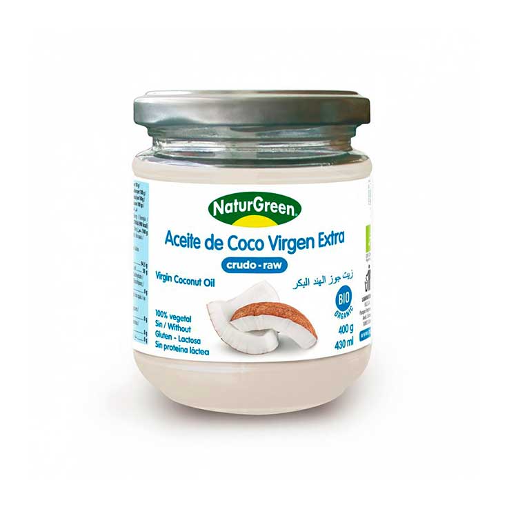 jaleas y energeticos ACEITE DE COCO VIRGEN EXTRA  400 g BIO