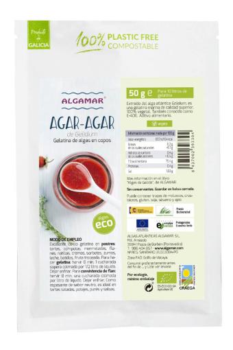 comida macrobiótica AGAR-AGAR EN COPOS BIO 50GR