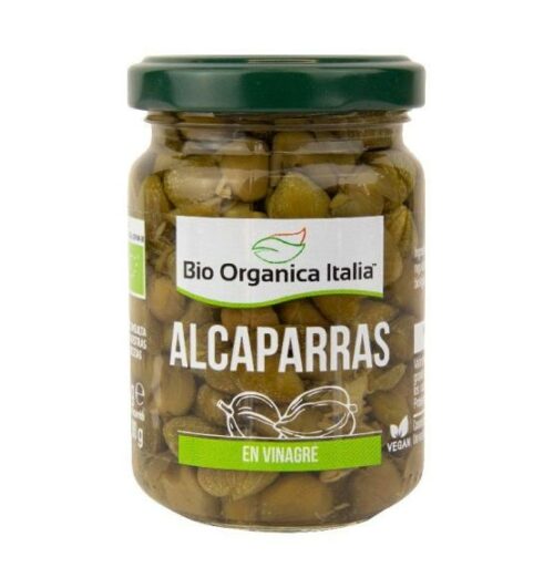 conservas ALCAPARRAS EN VINAGRE BIO 140G