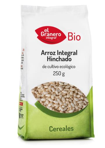 jaleas y energeticos ARROZ INTEGRAL HINCHADO BIO, 250 g