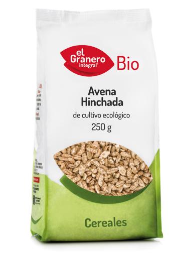 copos, mueslis y salvados AVENA HINCHADA BIO, 250 g