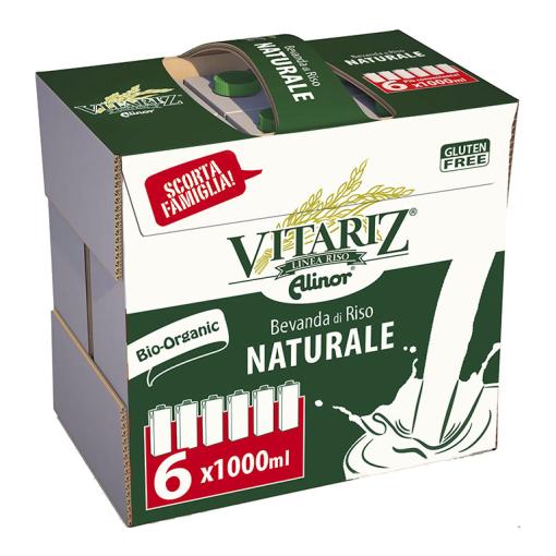 jaleas y energeticos BEBIDA ARROZ FAMILY PACK VITARIZ 1L 6UD CAJA INDIVISIBLE