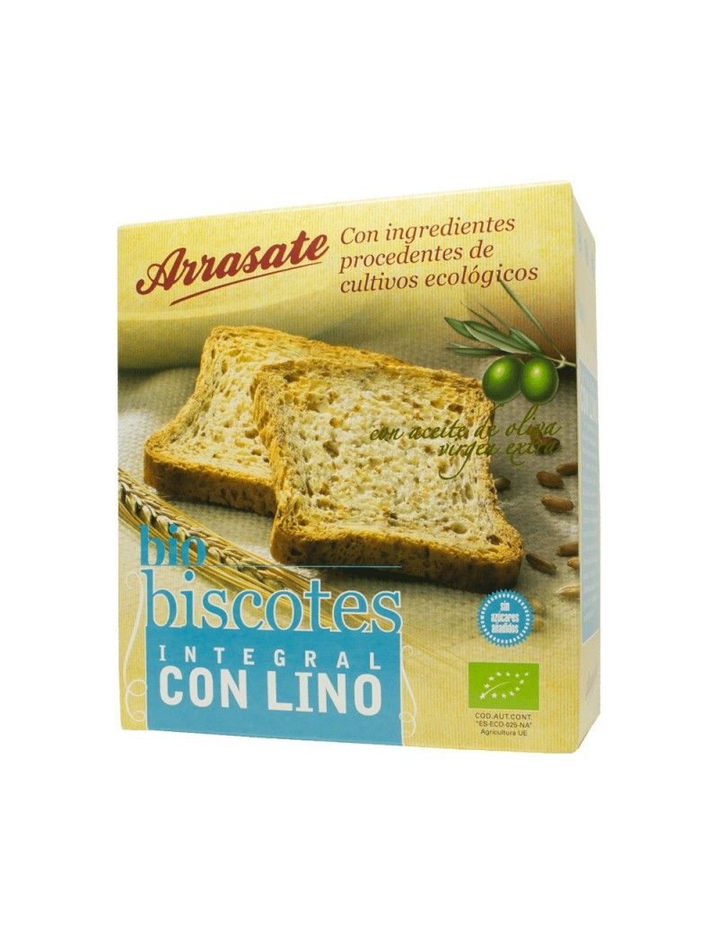 jaleas y energeticos BISCOTES INTEGRAL CON LINO BIO 270grs