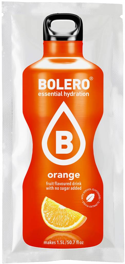 bebidas solubles BOLERO NARANJA SOBRE 9 GRS