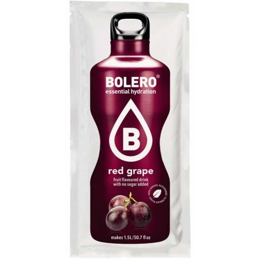 jaleas y energeticos BOLERO RED GRAPE UVA ROJA SOBRE 9 GRS