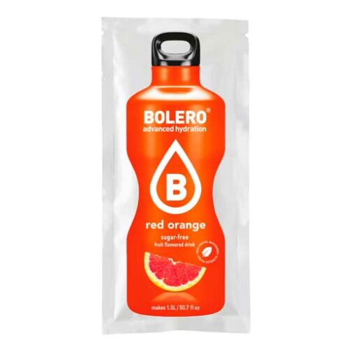 bebidas solubles BOLERO RED NARANJA SOBRE 9GRS