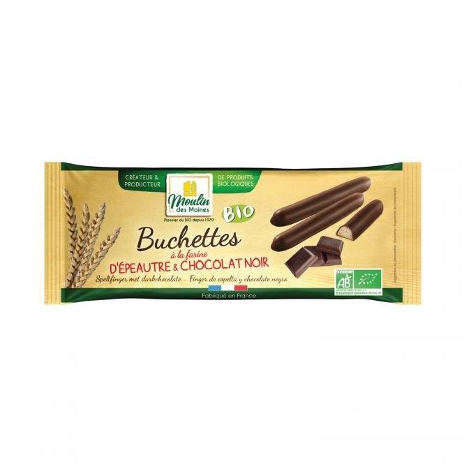 jaleas y energeticos BUCHETTES DE ESPELTA BAÑADOS CHOCOLATE BIO 150G