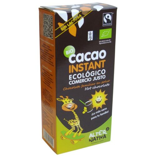 bebidas solubles CACAO INSTANTANEO BIO 250 GR