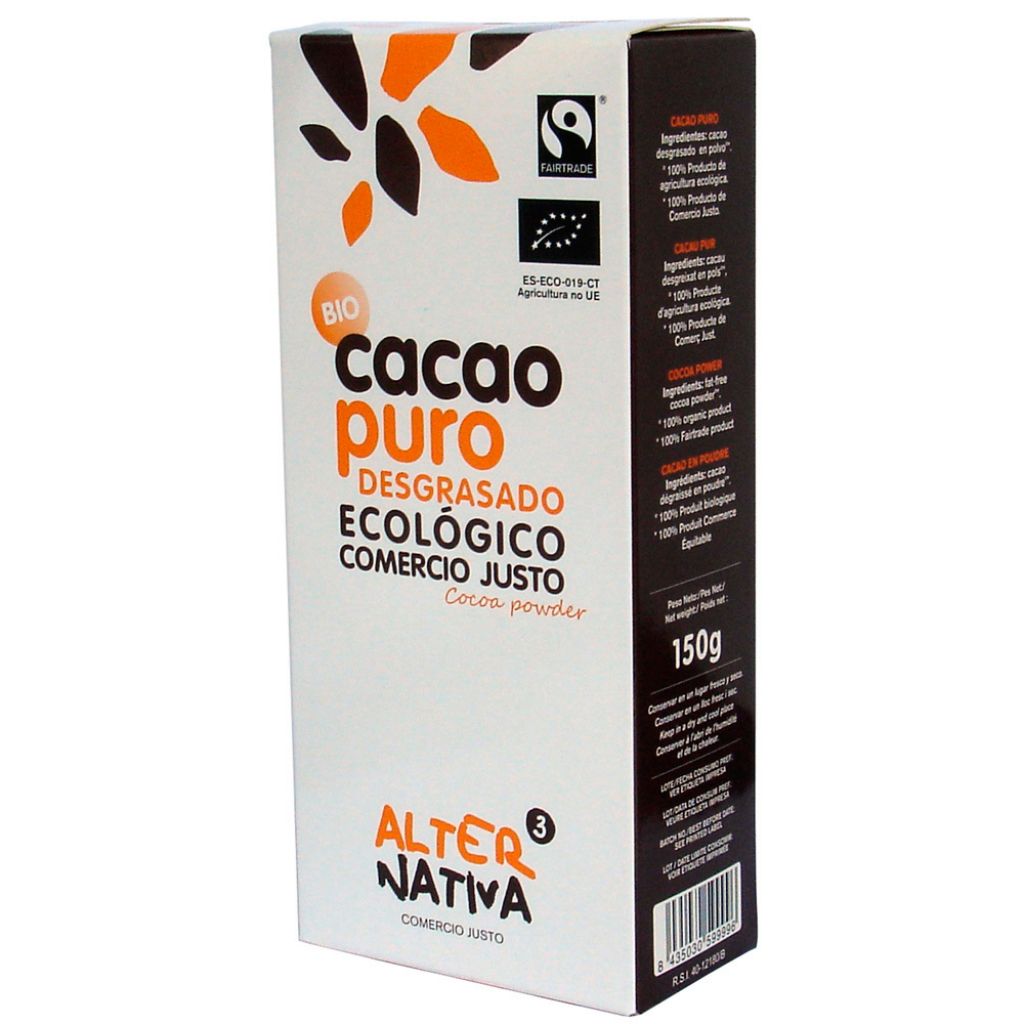 jaleas y energeticos CACAO PURO DESGRASADO  150G s/gluten