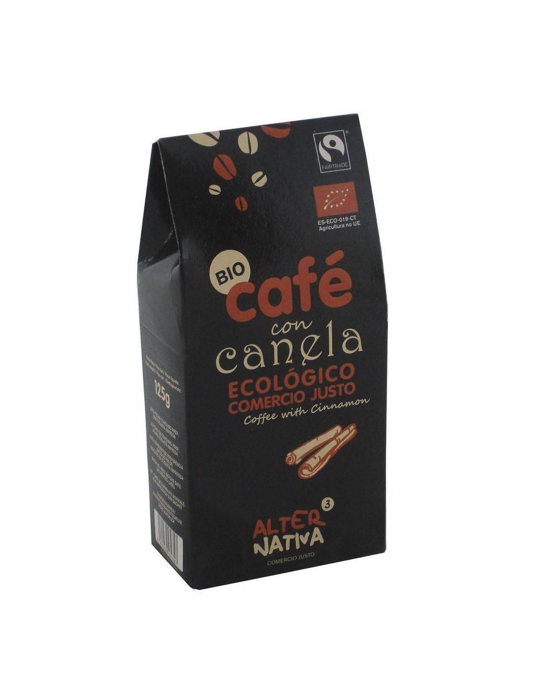 jaleas y energeticos CAFE AROMA CANELA MOLIDO BIO 125 grs