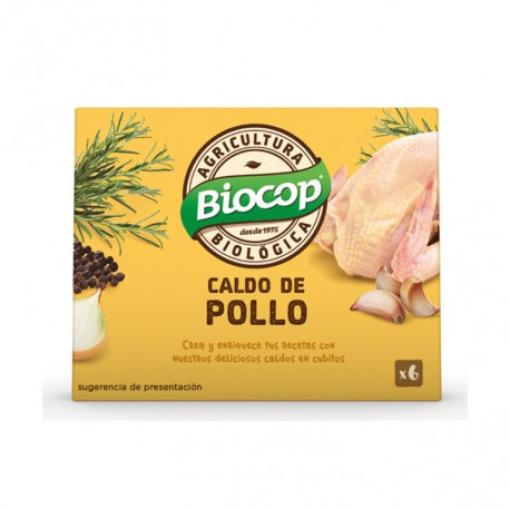 jaleas y energeticos CALDO CUBITOS POLLO BIO 6X11 G