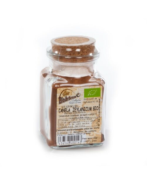 sales, condimentos y salsas CANELA MOLIDA ZEYLANICUM BIO 55GR