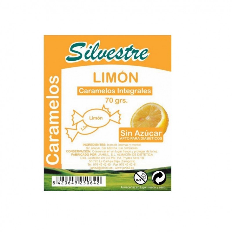 jaleas y energeticos CARAMELOS LIMON S/A 70 grs