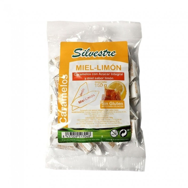 jaleas y energeticos CARAMELOS MIEL-LIMON 150 GR