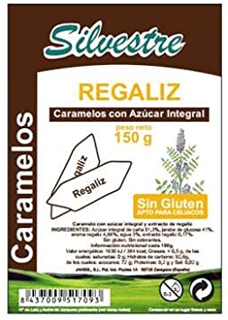 jaleas y energeticos CARAMELOS REGALIZ 150GR