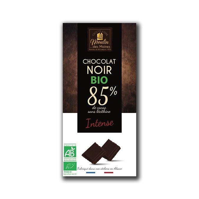 jaleas y energeticos CHOCOLATE NEGRO INTENSO 85% BIO 100GR