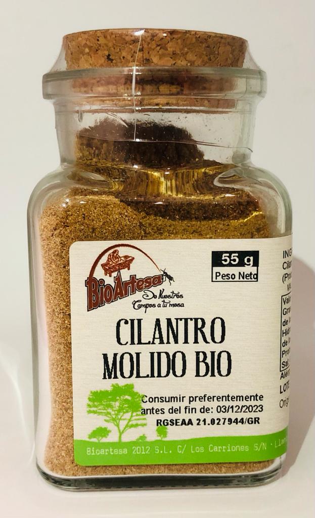 jaleas y energeticos CILANTRO MOLIDO BIO 55 GR