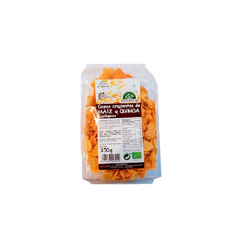 jaleas y energeticos COPOS CRUJIENTES MAIZ QUINOA250 GR.