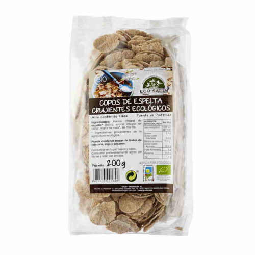 copos, mueslis y salvados COPOS DE ESPELTA CRUJIENTE ECO200 GR.