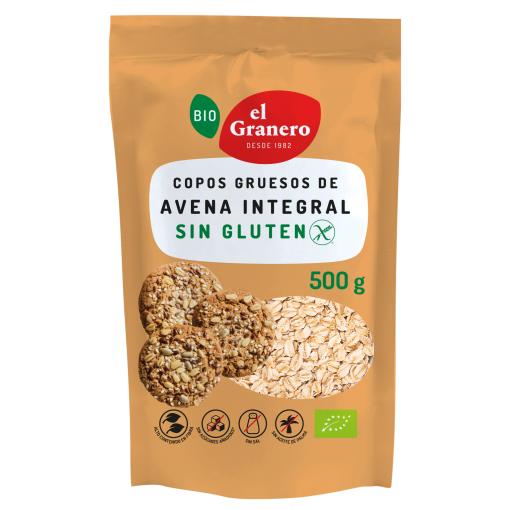 jaleas y energeticos COPOS GRUESOS DE AVENA INTEGRAL BIO 500G