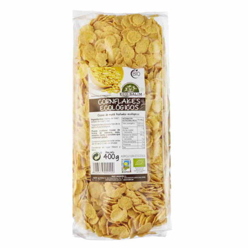 copos, mueslis y salvados CORNFLAKES Bio sirope de maiz 400 GR.