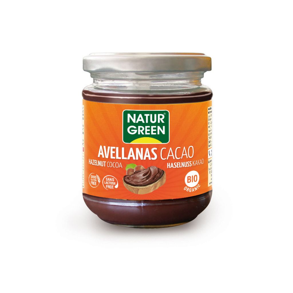 jaleas y energeticos CREMA AVELLANAS CACAO BIO S/G 200 g