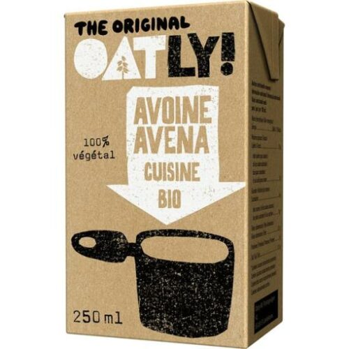 sales, condimentos y salsas CREMA AVENA CUISINE OATLY BIO 250 ML