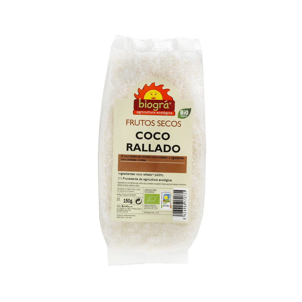 jaleas y energeticos Coco rallado 150 grs