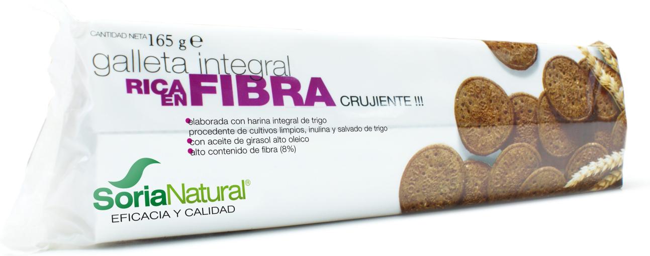 jaleas y energeticos GALLETAS DE FIBRA INTEGRAL 165 GRS