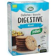 jaleas y energeticos GALLETAS DIGESTIVE MUESLI  BIO 330 grs caja