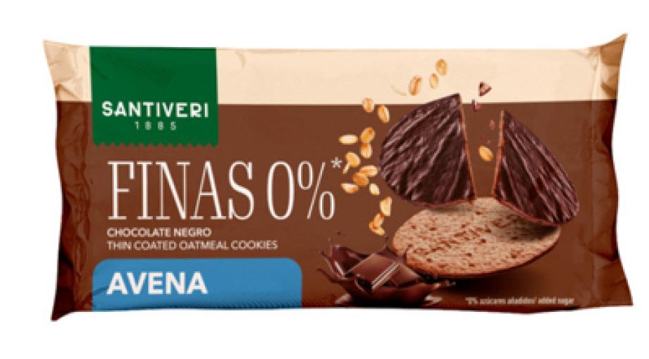 jaleas y energeticos GALLETAS FINAS AVENA 0% BAÑADAS CHOCO NEGRO 88GR