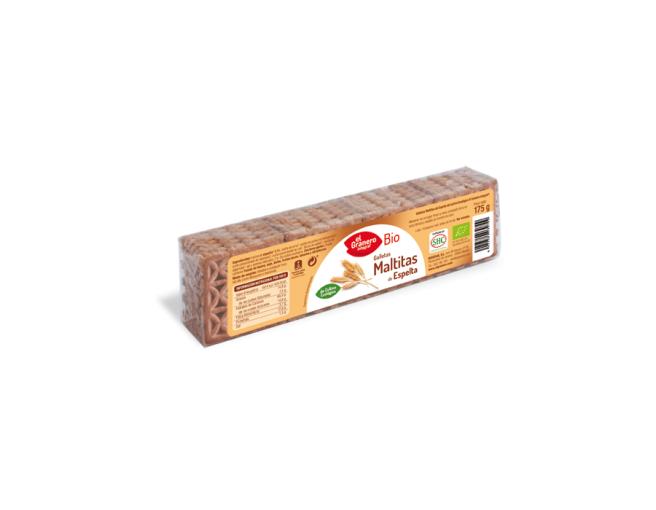 jaleas y energeticos GALLETAS MALTITAS DE TRIGO ESPELTA BIO, 175 g