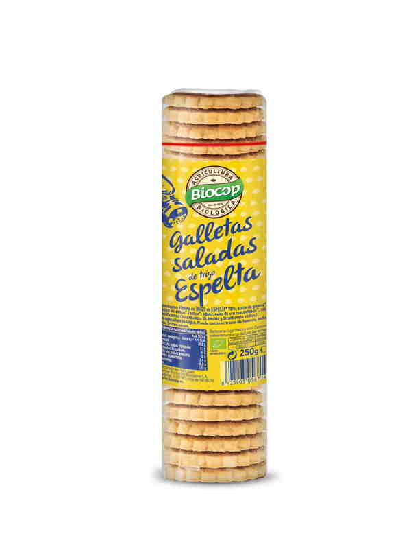 jaleas y energeticos GALLETAS SALADAS DE TRIGO DE ESPELTA 230G  BIO