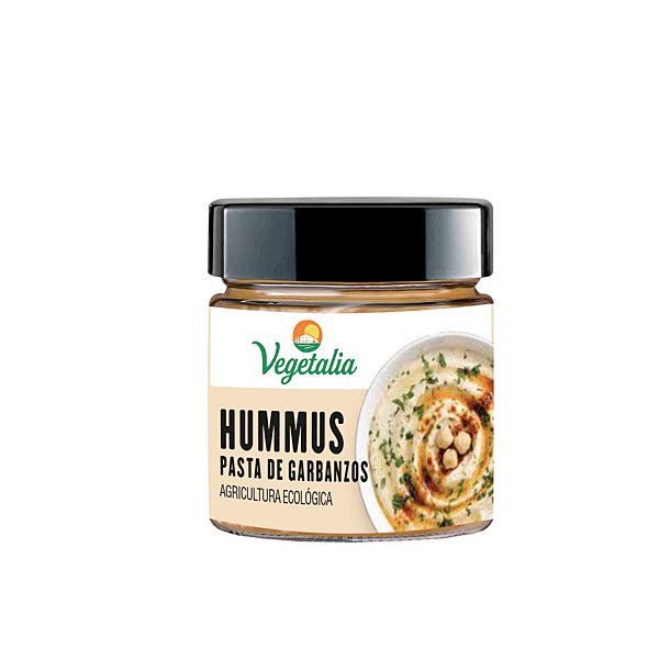 jaleas y energeticos HUMMUS PASTA DE GARBANZOS BIO TARRO 180G