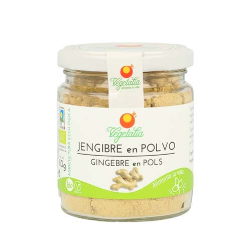 comida macrobiótica JENGIBRE BIO EN POLVO 80 GR