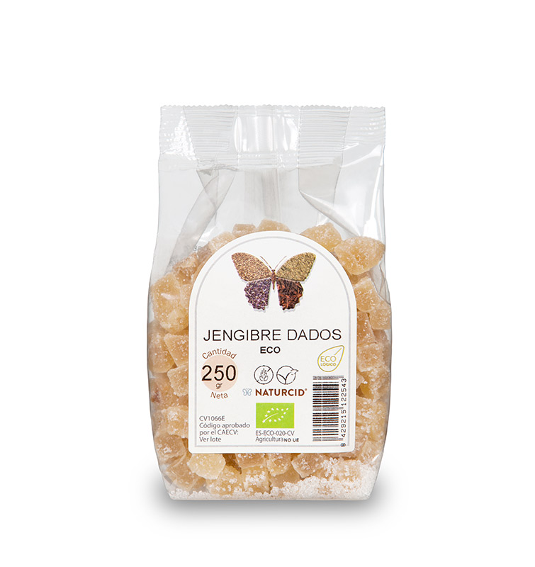 jaleas y energeticos JENGIBRE DADOS ECO 200GR