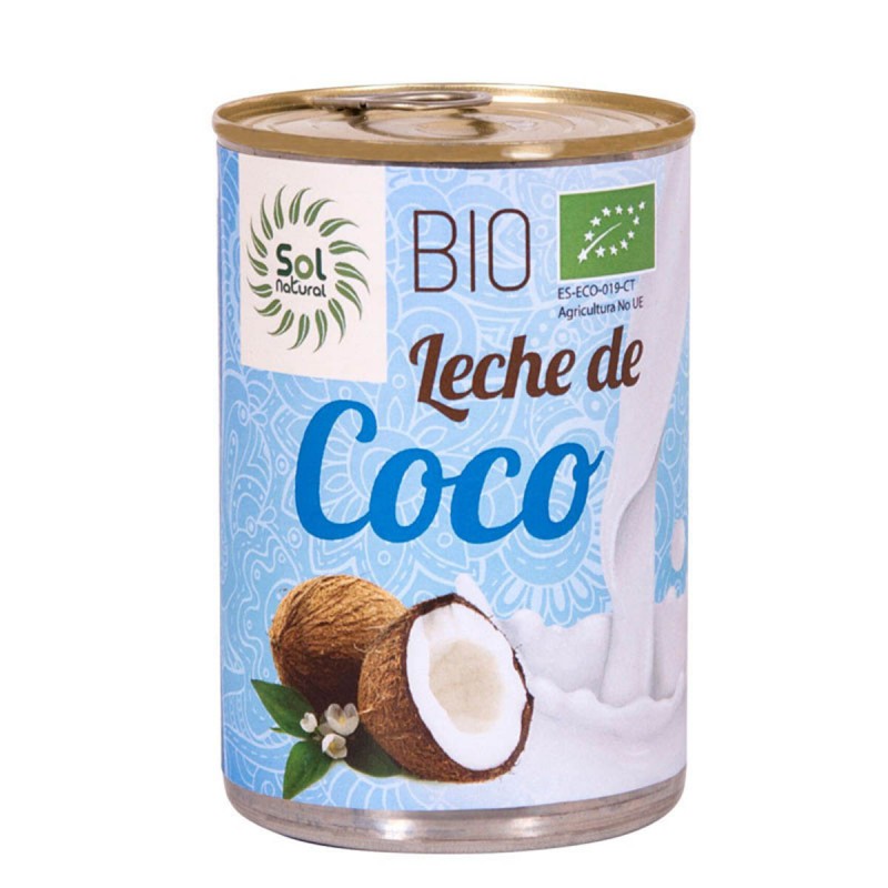 jaleas y energeticos LECHE DE COCO BIO LATA 400ML|t