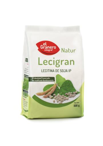 copos, mueslis y salvados LECIGRAN LECITINA DE SOJA IP NO GMO, 500 g