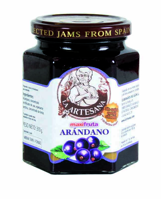 jaleas y energeticos MERMELADA DE ARANDANOS S/A 305 GR