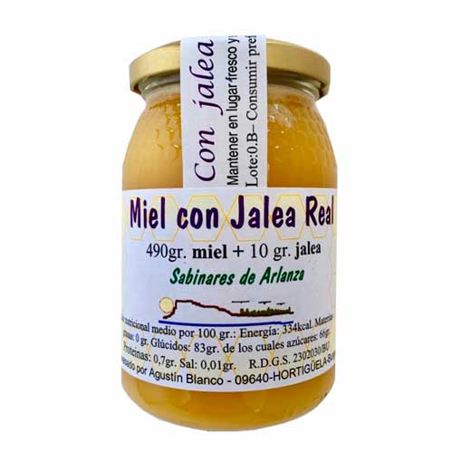 jaleas y energeticos MIEL CON JALEA REAL 500GR